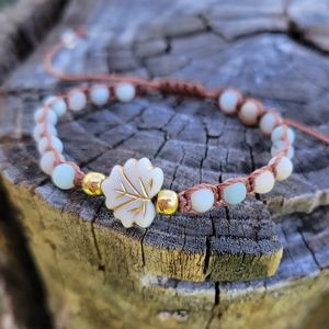 Boho Hippie Gypsy Beaded Macramé Bracelet